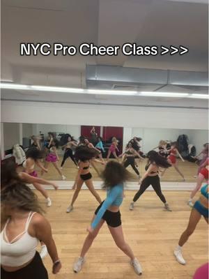 Pro cheer prep class LIT as always 🔥🔥🔥 brings a tear to my EYE!!!! NYC dancers always killing it 🫶🏽🫶🏽 still space in classes this month - see you there!!!  #procheer #prepclass #nflcheerleaders #nyc #danceclass #procheerchoreo 