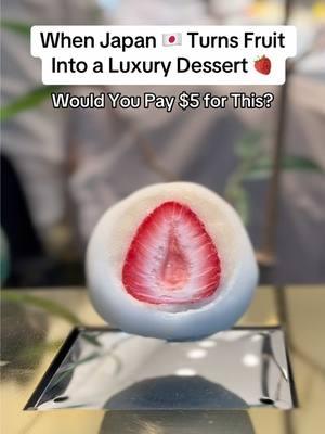 When Japan 🇯🇵 turns fruit into a luxury dessert 🍓. Would you pay $5 for this masterpiece? Let me know in the comments!” 📍 Kajitsu no hana Shinsaibashi Japan, 〒542-0086 Osaka, Chuo Ward, Nishishinsaibashi, 2 Chome−3−7 西井ビル 1F #PR #Fruit #kajitsunohana #osakatravel #osakafood #daifuku #japanfoodie #OsakaGourmet #osakatrip #SuikaDaifuku #JapanLarge #OsakaGourmet #ShinzaibashiGourmet #osakasweets #오사카맛집 #오사카여행 #신사이바시맛집 #신사이바시여행 #PepperLikes