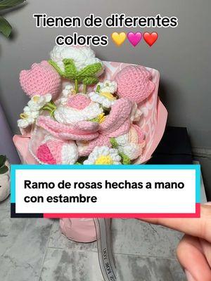 Este es el mejor regalo que puedas dar este 14 de febrero rosas eternas hechas de estambre #rosas #parejas #novios #cuplegoals #couplegoals #girlfriend #roses #crochet #crochetroses #ValentinesDay #loveday 