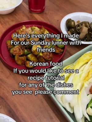 Let’s eat! #koreanfood #lunner #dinner #lunch #joannshomecooking #foodforfriends #fyp #koreanmomcooks 