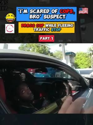 'I'm Scared of Cops, Bro'_ Suspect Drags Cop While Fleeing Traffic Stop Part 1 #Cops #police #arrested #hiddencamera #arrest #copstiktok #autoatces2025