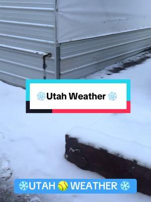 Welcome to our back yard… #utahweather #pitch4power #pitchingtraining #utahcheck #utahliving #utahlife #utahwinter #softballtiktoks 