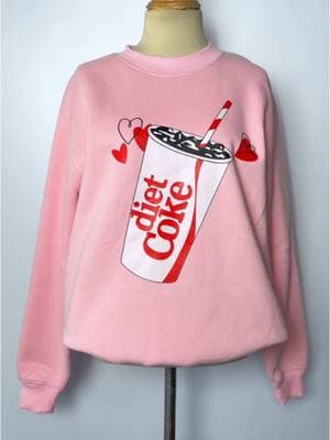 Diet Coke for Valentine day 💘 #ValentinesDay #valentinesdaygift #valentinedayshirt #coupleshirt #giftforwife #giftforher #cutevalentine #dietcoke #cokevalentine #cokesweatshirt 