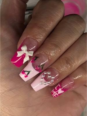 So fun #donailswithme #nails #nailtech #nailtechstudent #fyp #foryou #valentinesset #valentines #nailschool #coffinnails #pinknails #SelfCare 