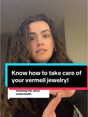 Replying to @Ana misinformation about vermeil jewely is extremely rampant and it’s crucial folks know how to take care of jewelry made with different materials. #blanksjewelry #goldjewelry #vermeil 