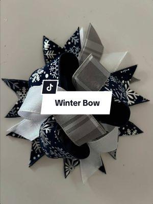 You can never go wrong with this perfect messy bow🎀 #winterbow #wintermessybow #bowtutorial #crafting #bowtips #bowtipsandtricks #tutorial #crafttutorial #ribbon #ribbonproject #diybow #diywinterbow #messybow #messybowhowto #howtobow #bowsbowsbows