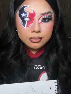 #glamwithbianca #texansmakeup #texans #htown #makeup 