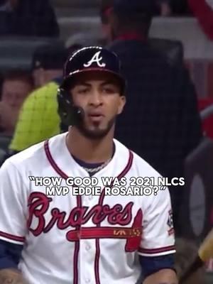 Never forget 2021 NLCS Eddie Rosario! #braves #atlantabraves #MLB #baseball #mlbtiktok #postseason #nlcs #offseason #haydennation 