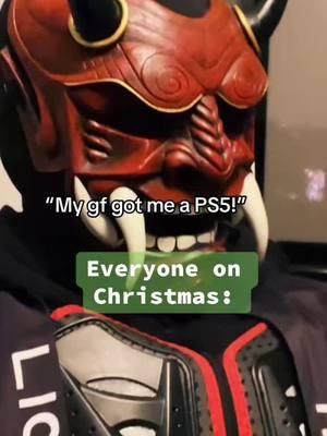 Yes, for free… #oni #mask #yokai #cosplay #foryoupage #foryoupage #fypシ #christmas 