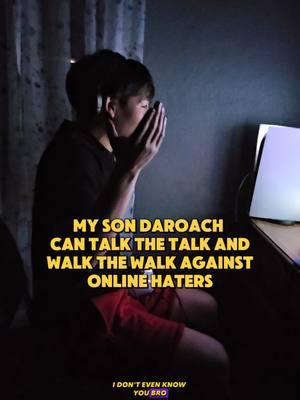 my son DaRoach can talk the talk and walk the walk against online haters #daroach #daroachgoat #daroachwins 