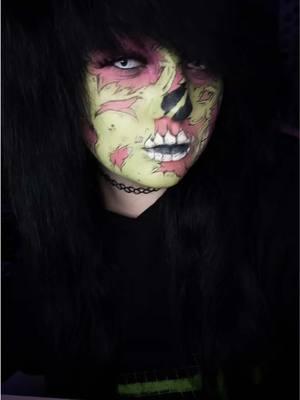 erm  #fyp #metalhead #zombiemakeup #halloweenmakeup #popart #popartzombie #popartzombiemakeup #popartmakeup 