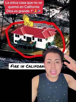 La única casa que no se quemó en California es de un Cristiano creyente a Dios #tiktock #usa🇺🇸 #california #californiafire #Dios #incendiosencalifornia 