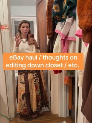 eBay haul and closet / content thoughts for 2025 #ebayfinds #ebayhaul #thriftedfashion #thrifttok #secondhandfashion #secondhandfinds #personalstyle #fashion #70sfashion #bohostyle 