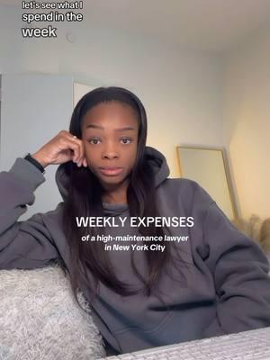 WHAT I SPEND IN A WEEK IN NYC #lawyer #finances #fyp #foryou #biglaw #nyc #highmaintenance #lawyerlifestyle #lawyersoftiktok #lawschool #lawstudent #prelaw #motivation #worklifebalance 