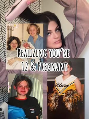 Realizing at 12, I’m pregnant. #teenpregnancy #teenmom #singlemom #babygirl #pregnantat12 #momat13 #youngmom 