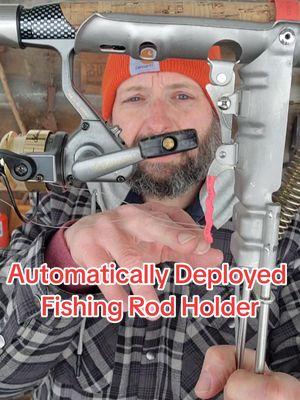 Passively fish for sport or survival with this automatically deployed fishing rod holder. #burningriverbushcraft #huntergatherer #survivalfishing #fishing #fishtiktok 