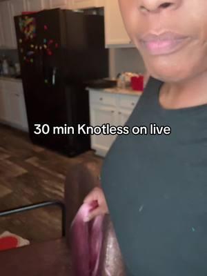 30 mins Knotless #live #tiktoklive #braidtiktok #hairtok #braidtok #fyp