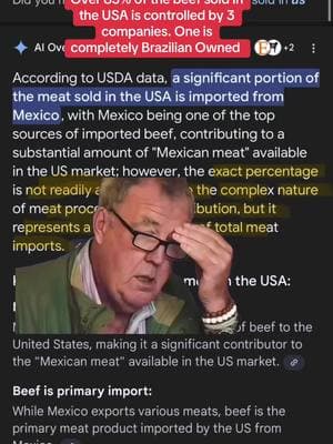 A large portion of beef 🥩 sold in USA comes from MEXICO and other foreign countries. Tell your gov officials you want American beef in America. Idk about yall, but I’ve been eating store bought ribeyes lately…and Lord, we have so much better quality to offer here in the USA. 🇺🇸 #beefpackers #beef #americancattleman #cattle #claredunn #MemeCut #memenatal #MemeCut #memenatal #MemeCut #memenatal #MemeCut #memenatal #MemeCut #memenatal #Meme #MemeCut #memenatal 