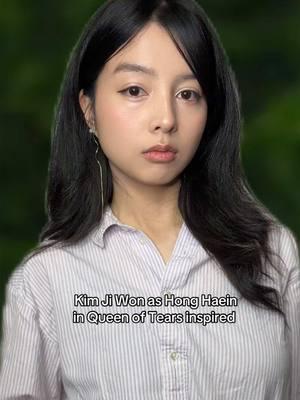 Replying to @Mai Chang kim ji won lookalike? More like inspired from queen of tears hong haein #kimjiwon #kdrama #honghaein #actress #queenoftears #koreanactress 