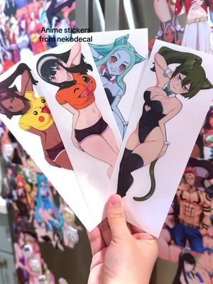 More anime stickers at nekodecal.com🌟 🇺🇸Ships from California, USA 💜Exclusive art 💠UV, water resistant vinyl decals 💫Perfect for cars and consoles #animestickers #animegirls