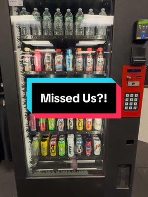 Have you missed our ASMR Vending Machine Restocks @arsensgym?! #fyp #vendingmachine #tinysvending #asmr #fypシ #SmallBusiness #refill #restock #thavage #ghostenergy #buckedup #c4 #gorillamind #vmi #alaninu 