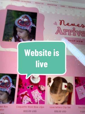 Our website is Live!! #blossomsbymarlena #valentines2025 #oversizebows #valentinescake @Marlena✂️🐦‍⬛ 