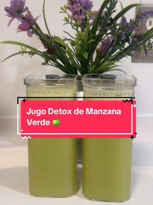 ¡Empieza tu día con un toque fresco y saludable! 🌟 Este jugo de manzana verde, limón y jengibre es ideal para limpiar tu cuerpo, acelerar tu metabolismo y sentirte más ligera. 💚✨ 🌿 Ingredientes: 1 manzana verde 🍏 1 limón 🍋 Un pequeño trozo de jengibre 🌟 💡 Beneficios: ✔️ Ayuda a bajar de peso ✔️ Mejora la digestión ✔️ Rico en vitaminas y antioxidantes Licúa todo, sírvelo en tu vaso favorito y disfruta del sabor del bienestar. 🥤💪 #VidaSaludable #JugoDetox #TipsParaBajarDePeso #jugoverde #bajardepeso 