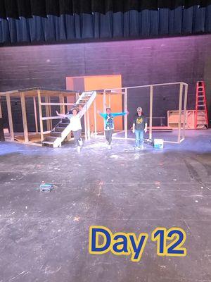 Day 12 of my cartwheel-a-day challenge… with a theater twist! 🎭 After building part of the Bye Bye Birdie set for a middle school musical, we took a break to cartwheel! Balanced? Maybe not. Fun? Always. 💫 #cartwheel #day12  #setbuilding #theaterlife #momlife  #friendships #byebyebirdie #fyp #friends #bluezendesigns 