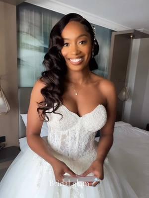 The perfect hair for the perfect bride  #OrlandoWeddingHair #BridalHairOrlando #WeddingHairstylist #OrlandoBrides #WeddingHairInspiration #OrlandoStylist #weddinghair #bridalhairstyle #fyp 