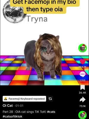 Get Facemoji in my bio then type oia to see the hidden effect #oia #uia #oiacat #oiiaiiooiiai #viral #trending #fyp #fy #trend #foryou #tiktok #music #song #cat 