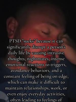 PTSD SUCKS YOU NEVER STOP FIGHTING A BATTLE IN YOUR MIND #mensmentalhealth #menmentalhealthmatters #mensmentalhealth #MentalHealth #mentalhealthmatters #ptsd #depression #isolation #anxiety #triggers  