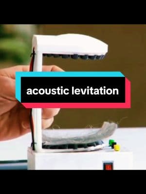 acoustic levitation making water droplets hovering with sound #story #interesting #DidYouKnow #sound #float #levitation 