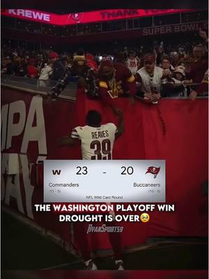 Washington Finally Won A Playoff Game🥹 #nfl #football #fyp #fypシ #edit #hype #washington #commanders #jaydendaniels #terrymclaurin #ryansports9 