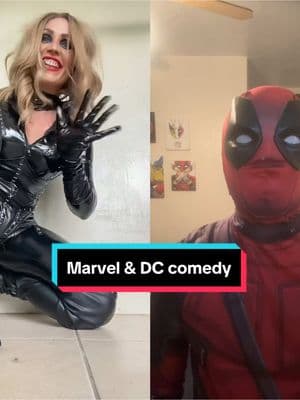 #duet with @Adi Rodrigues #michellepfieffer #deadpool #catwoman #marvelcomics #dcccomics #comedy #funny 