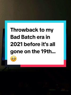 Its such a simple video but this was when my love for the show was at its most emotional. S1 was about to end & I missed them so much 🥺 It feels so recent, even though its been almost a yr since it all ended...#onthisday #badbatch #badbatchhunter #badbatchecho #badbatchtech #badbatchomega #badbatchcrosshair #badbatchwrecker #starwars 