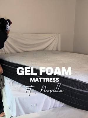 Gel foam mattress from @NovillaHome truly have been getting better sleep!! #NovillaHome #BlissMattress #bestmattress#BetterSleep#NovillaBSF 