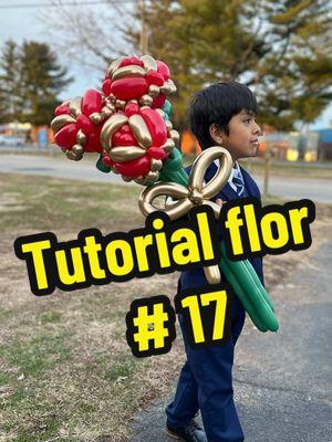 Tutorial 🌷Flor Bouquet # 17 elaborado con globos 260, ideal para decoración y /o armar un ramo para un obsequio #tutorialdecoracion #tutorial #paratii #paratiiiiiiiiiiiiiiiiiiiiiiiiiiiiiii  #fouryou #globoflexianashville #DIY #emprendedorastiktok #balloonstwister #globoflexia🎈 #balloondecoration #CapCut 