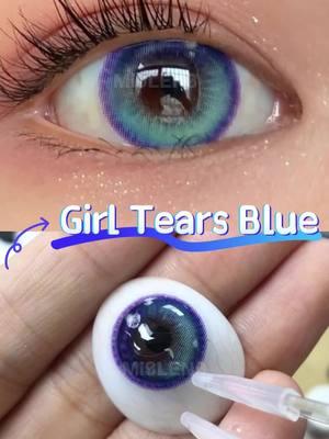 Turn your eyes into a masterpiece! 💙 Tap to shop Girl Tears Blue now! 👇✨ 💥SHOP NOW: Any 5 Pairs $43.99 Any 7 Pairs $56.99 Any 10 Pairs $69.99 #mislens #mislenscontacts #softlens #contactlenses #CosplayAccessories #cosplaymakeup #animeeyes #cosplay #fypシ゚ #AnimeInspired