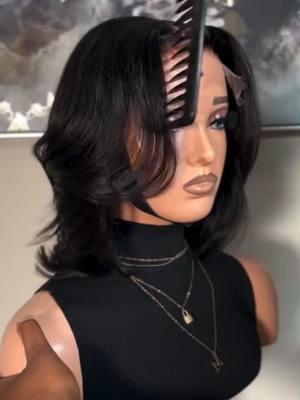 When I say layers and bobs, this is what I mean!!👏👏 Comment "link" or click bio to get same gorgeous hair>> #layers #layeredhaircut #shorthairstyles #gluelesswig #hdlacewig #mscocohair