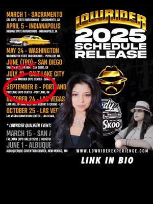 🚨PORTLAND🚨 COME OUT AND SUPPORT YA GIRL AT THE PORTLAND EXPO CENTER SEPTEMBER 6th 2025 get your tickets 🎟️ at www.lowriderexpierence.com link 🔗 in bio ✨✨ #homegirls #oldskoo #fypシ #singersongwritersoftiktok #bviral #lowridersupershow #greenscreen 