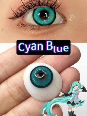 Feeling like a Vocaloid star 🌟  #mislens #contactlenses #makeup #mikuhatsune #bluelens #softlens #mikucosplay #animeedit #viral #fypシ゚