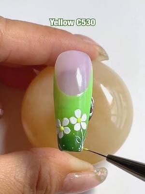 Perfectly Spring Blooming Flower French Nails🌼🥰 #rosalindgelpolish #rosalindnailart #frenchmanicure #greennails #ombrenails #nailart #nailtok #nailsdesign #nailsartvideos #pinknails #nailinspiration #nailsupply #diynailsathome #nailsfyp #TikTokTaughtMe #foryoupage