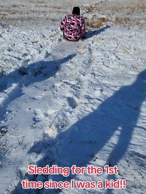 #snow2025 #sleddingfail #sledding #coldweather #snowday #january2025 