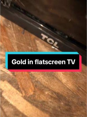 How much gold is in a flatscreen tv  #gold #tcl #flatscreentv #goldscrap #goldmelt #goldmelting #coalminer #goldextraction #goldbacks #goldback #fyp #cpu #cpucooler #scrapping #metal #alluminium #brass #copper #scrapyard #scrappingmetal #icchip #jewelry