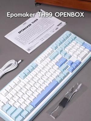 Epomaker TH99 Open Box: This Keyboard Looks Amazing! ✨ Check out the sleek design and premium build. Ready to upgrade?#keyboardswitches #keyboardswitchessg #mechanicalkeyboards #epomaker #epomakerkeyboard #mechanicalkeyboard #pcsetup #customkeyboard #keyboardasmr #asmr #automn #vibe #techtok #keebtok #setup #tech #asmrsound #pastelcolors #autumnvibes #NationalDessertDay