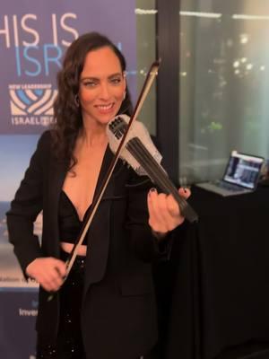 Electric violin + meaningful events = an unforgettable experience. 🎻✨ Representing Israel Bonds with music that moves the soul. 🌟  #ViolinGoals #ForYou #ViralVideo #MusicLover #LiveEvent #FYPシ #Violinist #ElectricViolin #LivePerformance #ViolinMusic #EventEntertainment #RebeccaCherry #ViolinGoals #LuxuryEntertainment #EventVibes