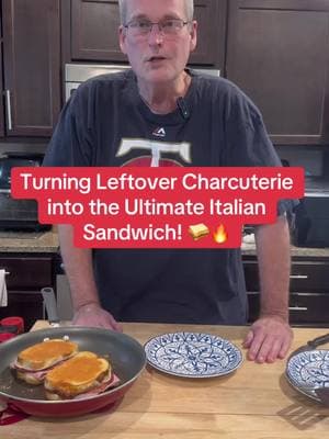 #ItalianSandwich #LeftoversMadeGourmet #FoodieLife #EasyRecipes #CharcuterieMagic #CookingInspiration #SandwichGoals 