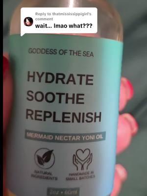 Replying to @thatmississippigirl #happiness #yoni #yonioil #mermaid #goddessofthesea #sugarbox #replenish #soothe 