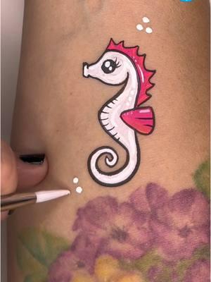 I guess I’ll never know what it feels like to go viral on tiktok 🥹💔 Are they really taking it from us? #seahorse #facepaint #carolinathedoodler #hopeful #tiktokban #ohwell #isthisreallyhappening 