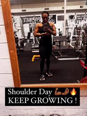 Shoulders are the Focus this prep .. Everything matters but Shoulders  grow 🤌🏾🔥#bodybuilder #figure #figurecompetitor #ifbb #npc #npcfigurecompetitor #blackfitness #fitnessmotivation #blackgirlmagic #womenshealth #blackbodybuilder #fitnessjourney #shouldersworkout #shoulders #fitnessjourney #summer2025bodycoming #summerfitness #personaltrainer #gymgirls #workoutroutine #workoutlife #GymLife #focusonyourself 